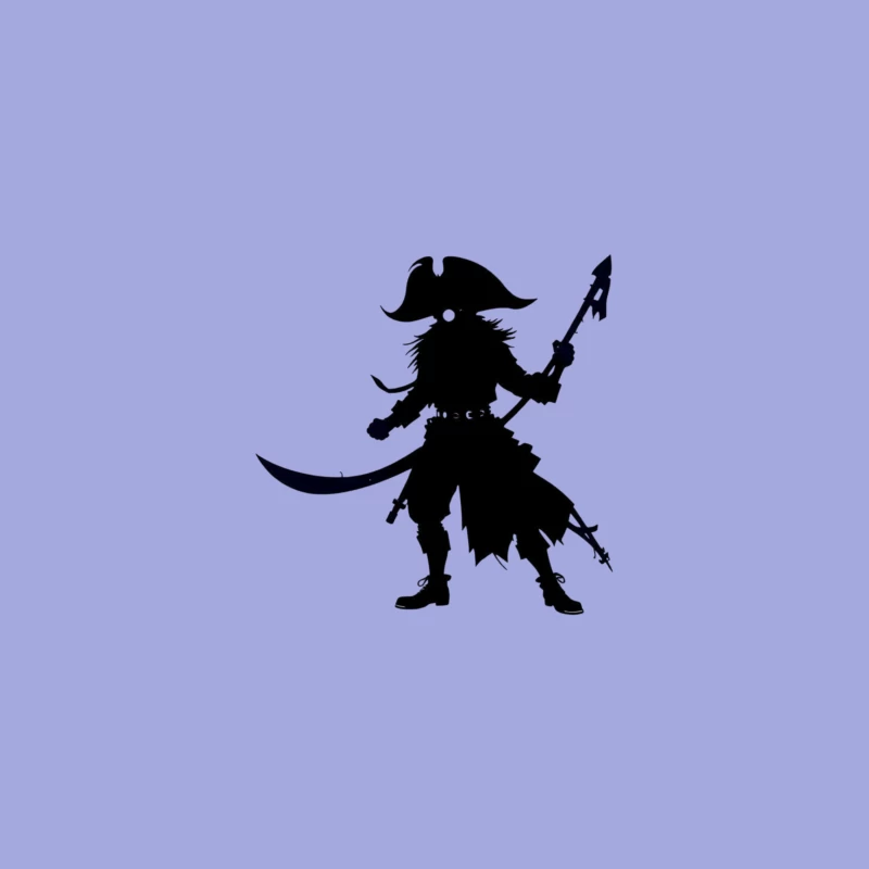 Pirates shillouettes iPhone Case
