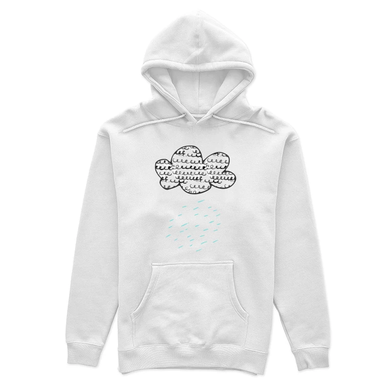 Nuage de pluie avec texture Femme Sweat à capuche