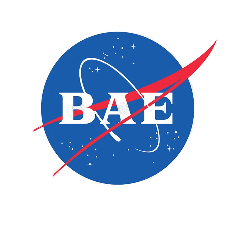 BAE - Nasa Parody Logo Design Tapestry