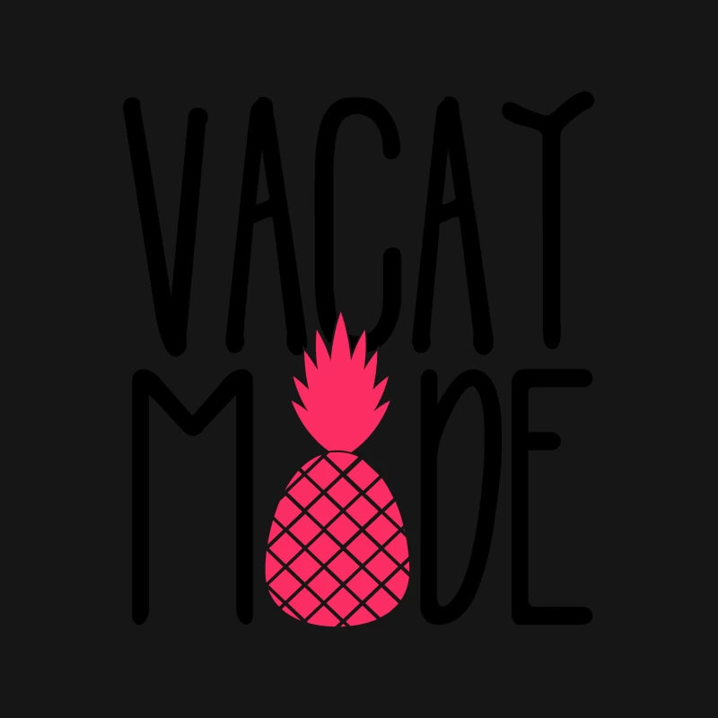 Ananas Stylisé en Silhouette Rose Femme T-Shirt