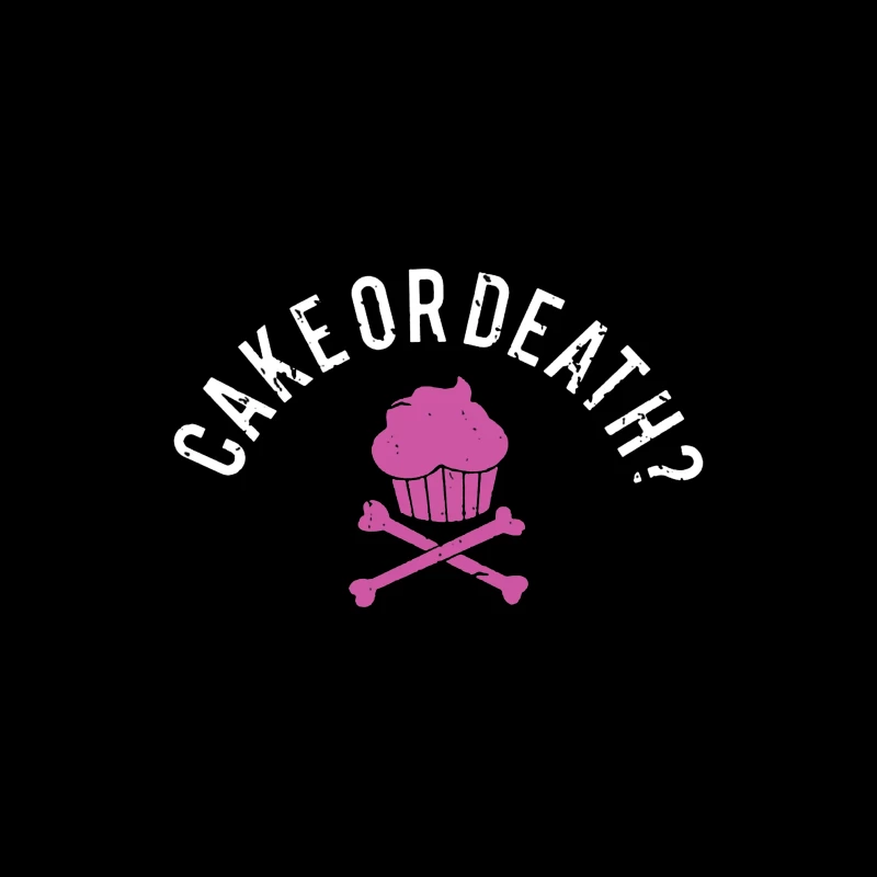 Cake or Death Theme Tapestry