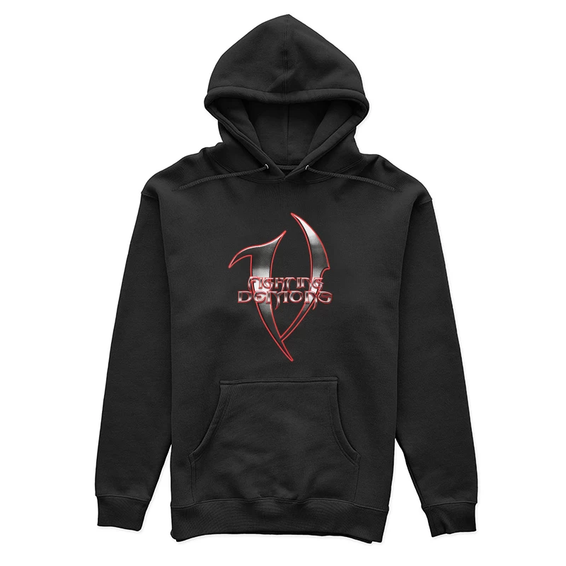 Fighting Demons Logo Design Damen Pullover Hoodie