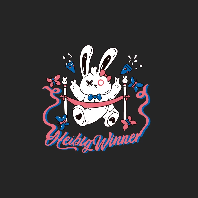 Kawaii Häschen-Gewinner Herren Pullover Sweatshirt