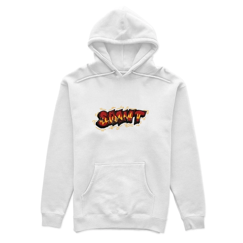 Feuriges Graffiti Logo Damen Pullover Hoodie