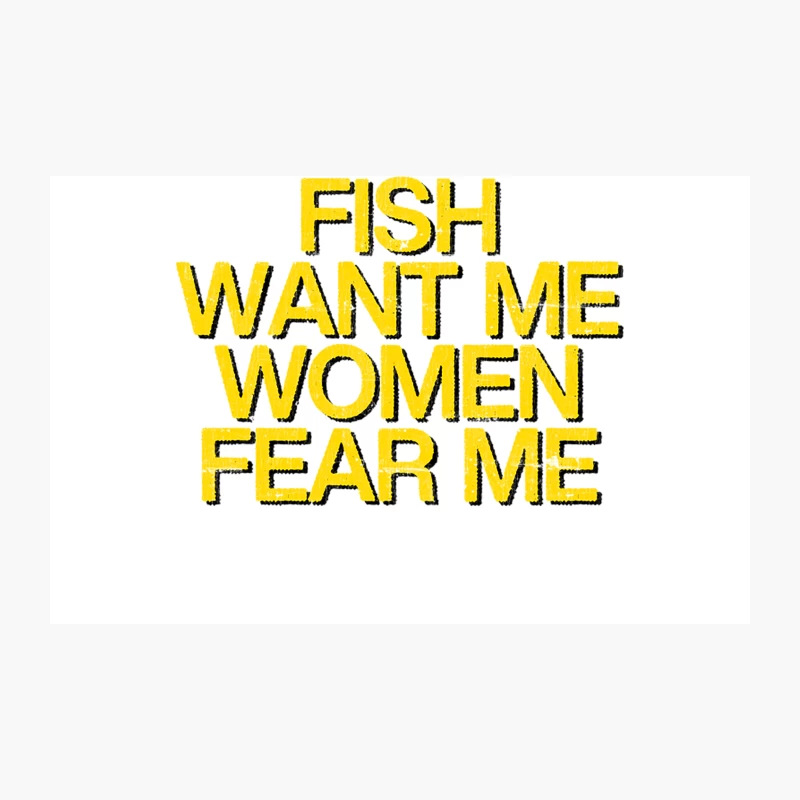 Fish Want Me - Women Fear Me Travel Mug