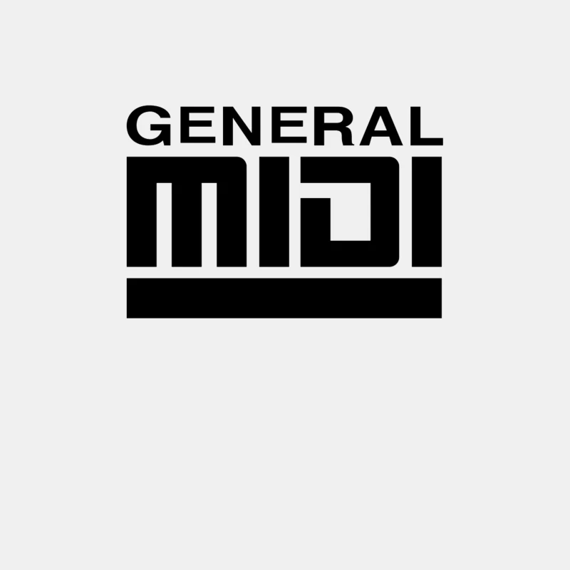 General MIDI Digital Audio Technology Logo Male Tank Top