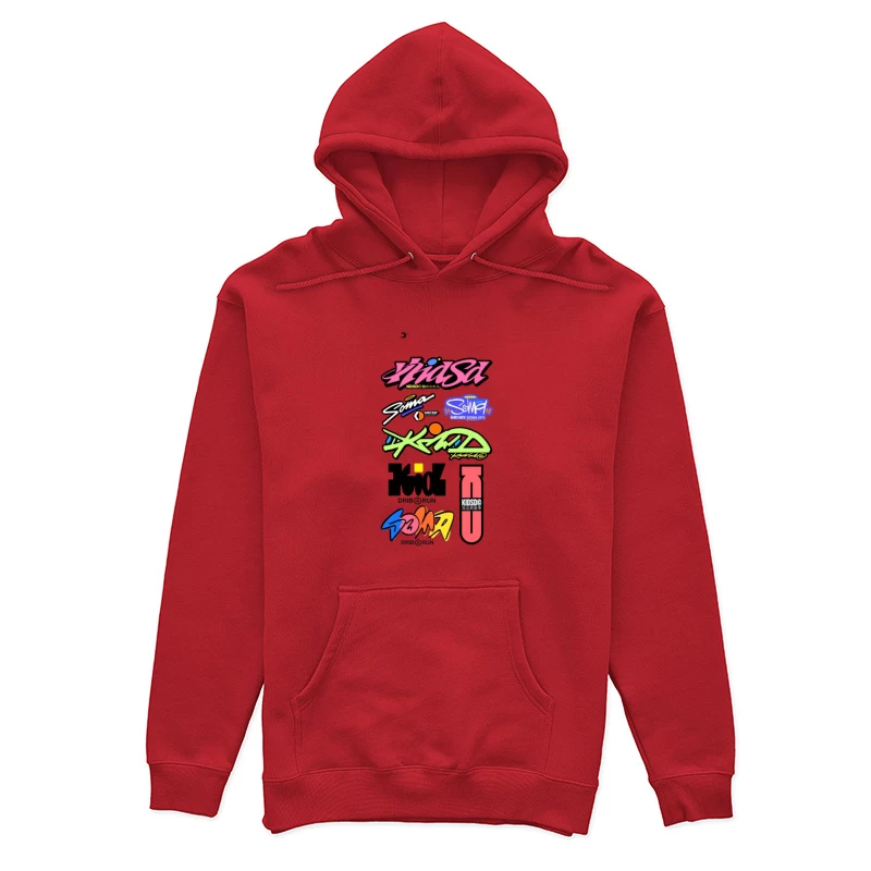 Graffiti-stilvolle Kinderdesignlogos Damen Pullover Hoodie