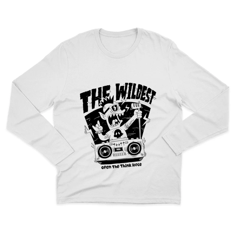 Der Wilde Musik-Rebell Herren Langarm T-Shirt
