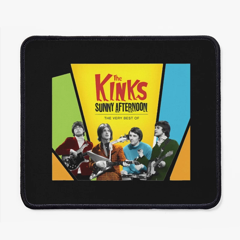 The Kinks 'Sunny Afternoon: The Very Best Of' Vintage Album Cover Mouse Pad