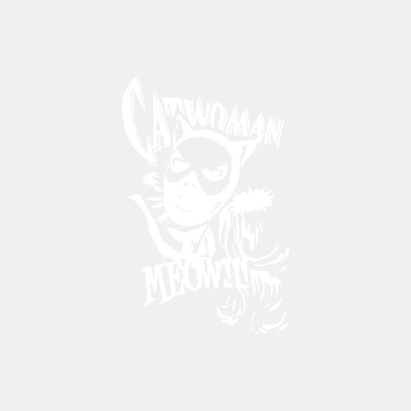 Catwoman Meow Comic Funny Male Tank Top