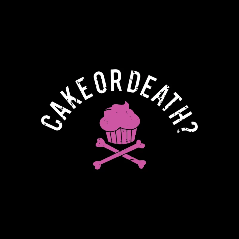 Cake or Death Theme Mouse Pad