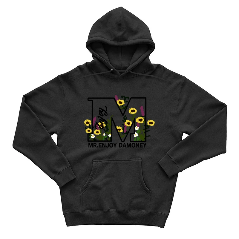 Blumenwiese mit Sonnenblumen Herren Pullover Hoodie