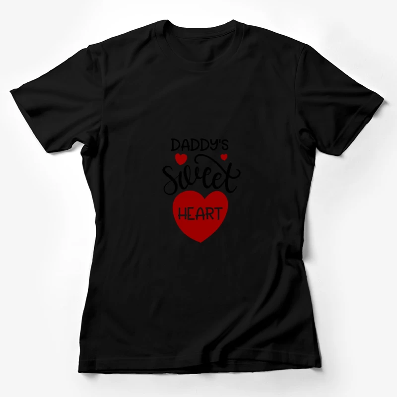 Motif d'amour avec cœur rouge Femme T-Shirt