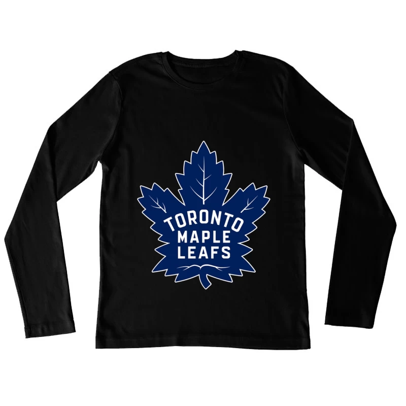 Toronto Maple Leafs NHL Hockey Team Logo Female Long Sleeve T-Shirt