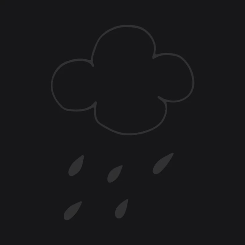 Icône de pluie simple Homme Sweat à capuche