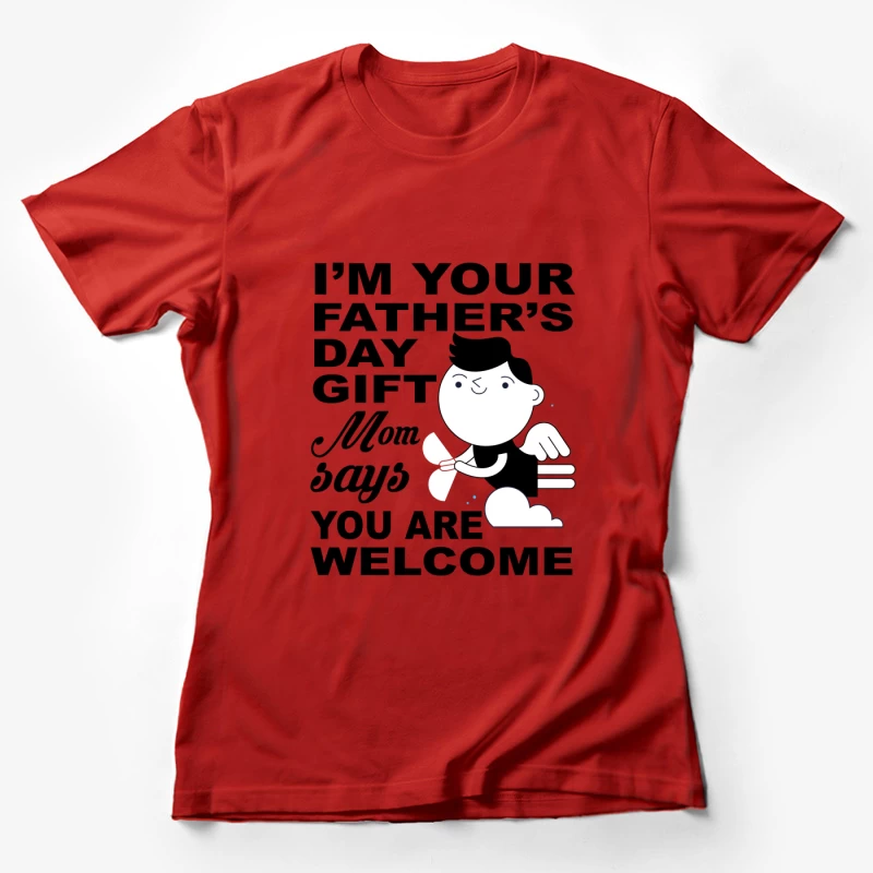 Cadeau de fête des pères adorable et humoristique Femme T-Shirt