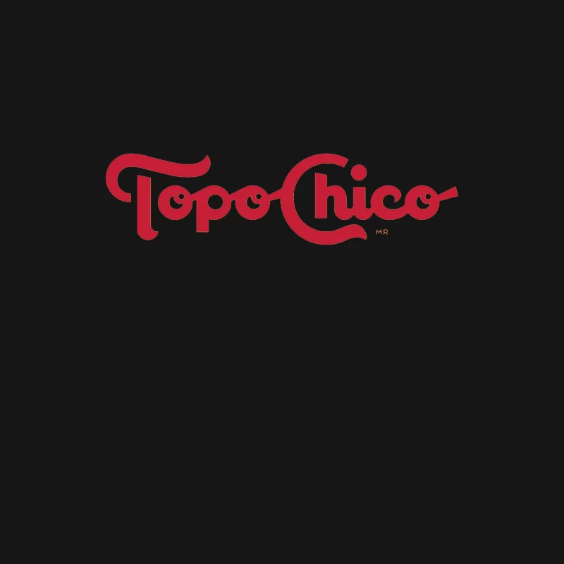 Topo Chico Vintage-Style Red Logo Design Male Long Sleeve T-Shirt