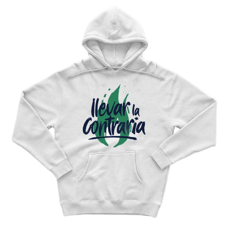 Grafikdesign mit Flamme und Schriftzug Herren Pullover Hoodie