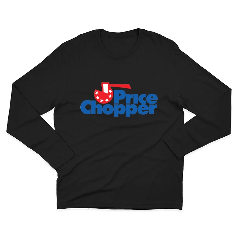 Price Chopper Supermarket Retail Logo Design Male Long Sleeve T-Shirt