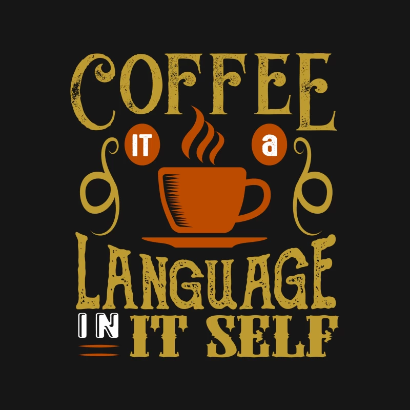 Café: Un Langage en Soi Femme T-Shirt