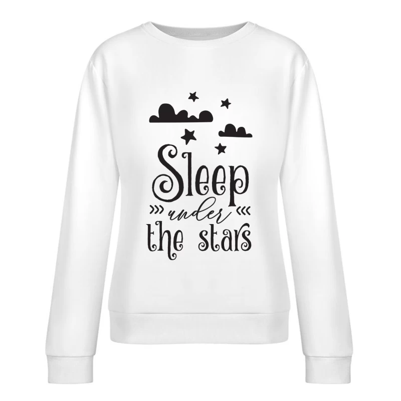 Dormir sous les étoiles Femme Sweat-shirt à enfiler