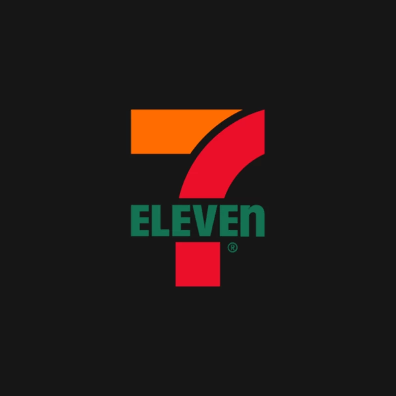 7-Eleven Convenience Store Chain Logo Design Desk Mat