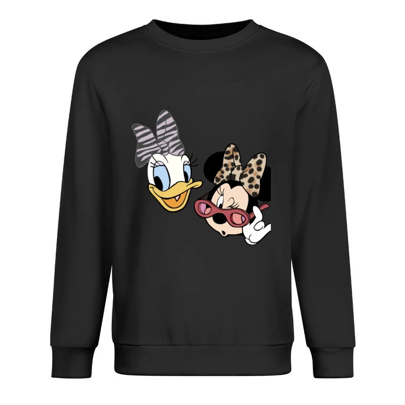 Mode dessin animé avec nœuds Homme Sweat-shirt à enfiler