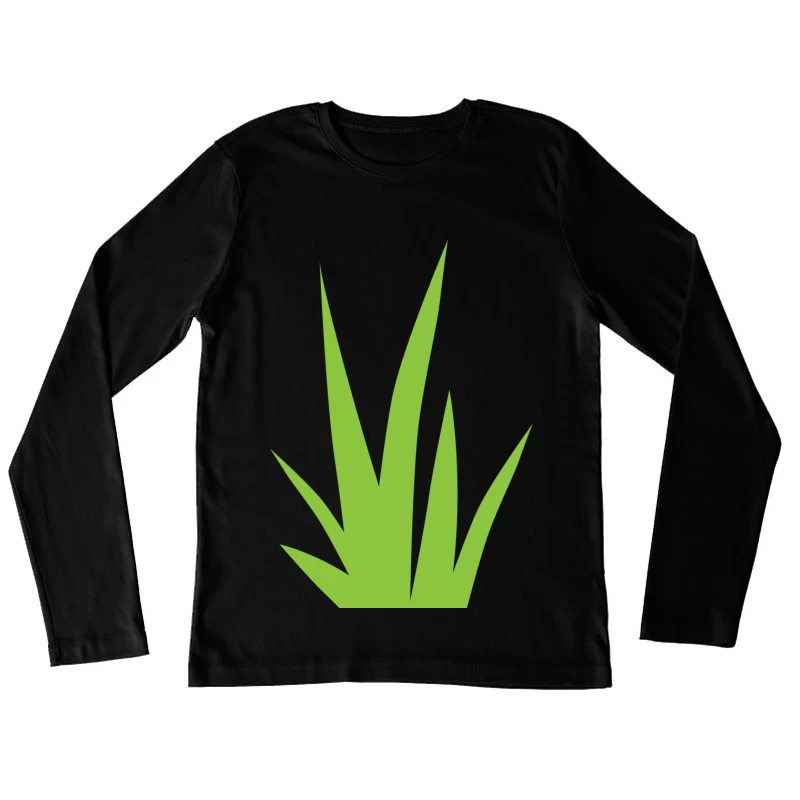 Illustration de plante verte Femme Manches Longues T-Shirt