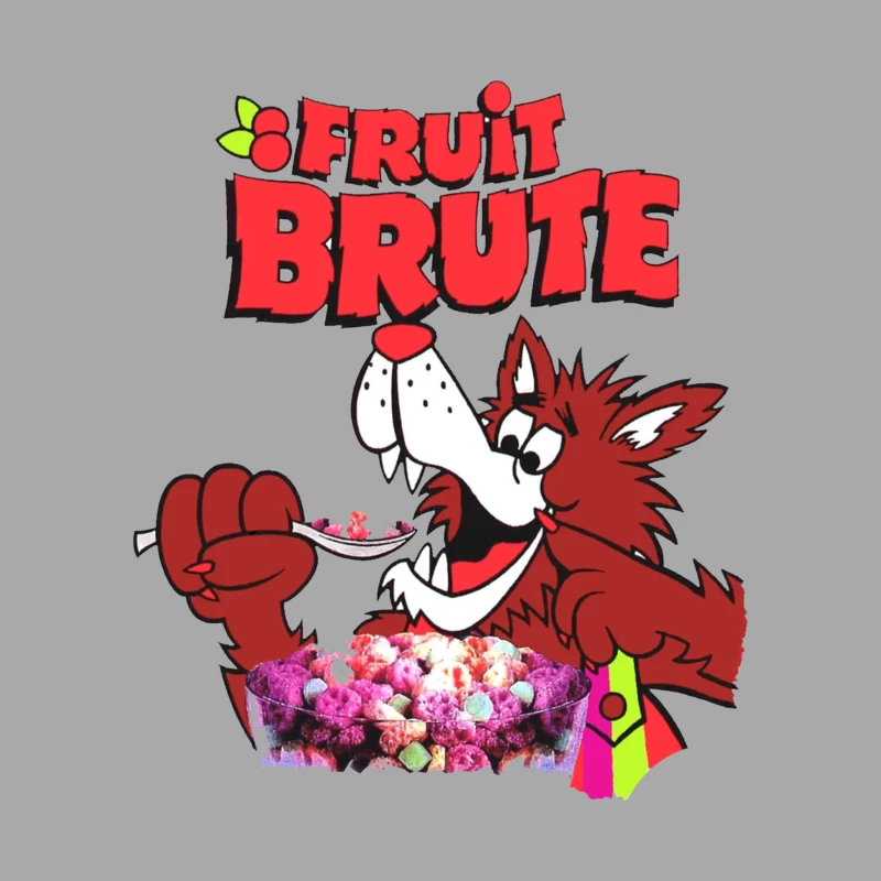 Vintage Fruit Brute Monster Cereal Mascot Logo Female Pullover Hoodie