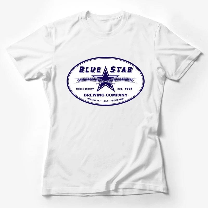 Blue Star Beer Female T-Shirt