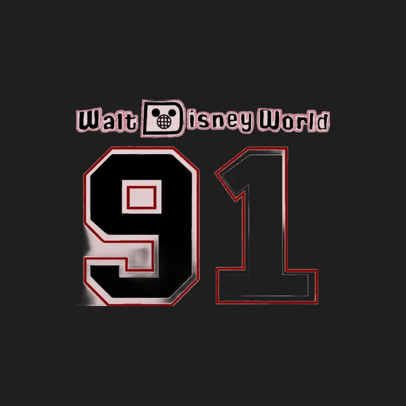 Retro Walt Disney World Design 91 Herren Tanktops