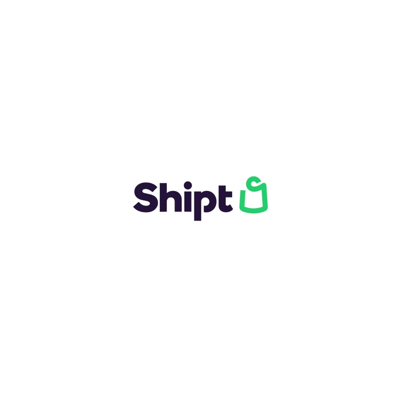 Shipt Modern Minimalist Logo with Green Hanger Icon iPhone Case