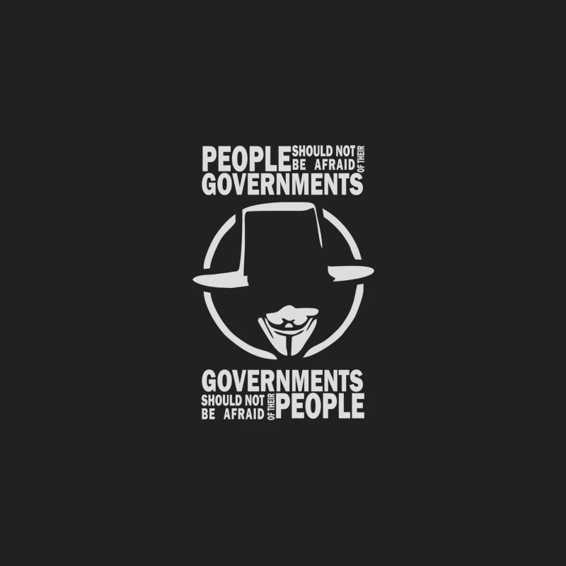 People Should Not Be Afraid of Their Governments Bucket Hat