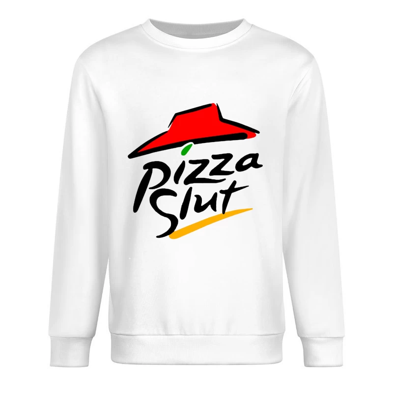 Pizza Hut Classic Red Roof Restaurant Logo Male Pullover Sweatshirt