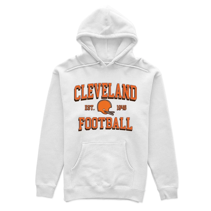 Cleveland Browns NFL Football Team Vintage Logo Est. 1946 Female Pullover Hoodie