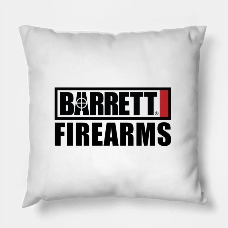Barrett Logo Throw Pillow