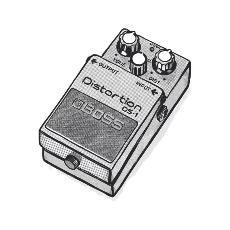 Distortion FX Pedal  Original Design Tapestry