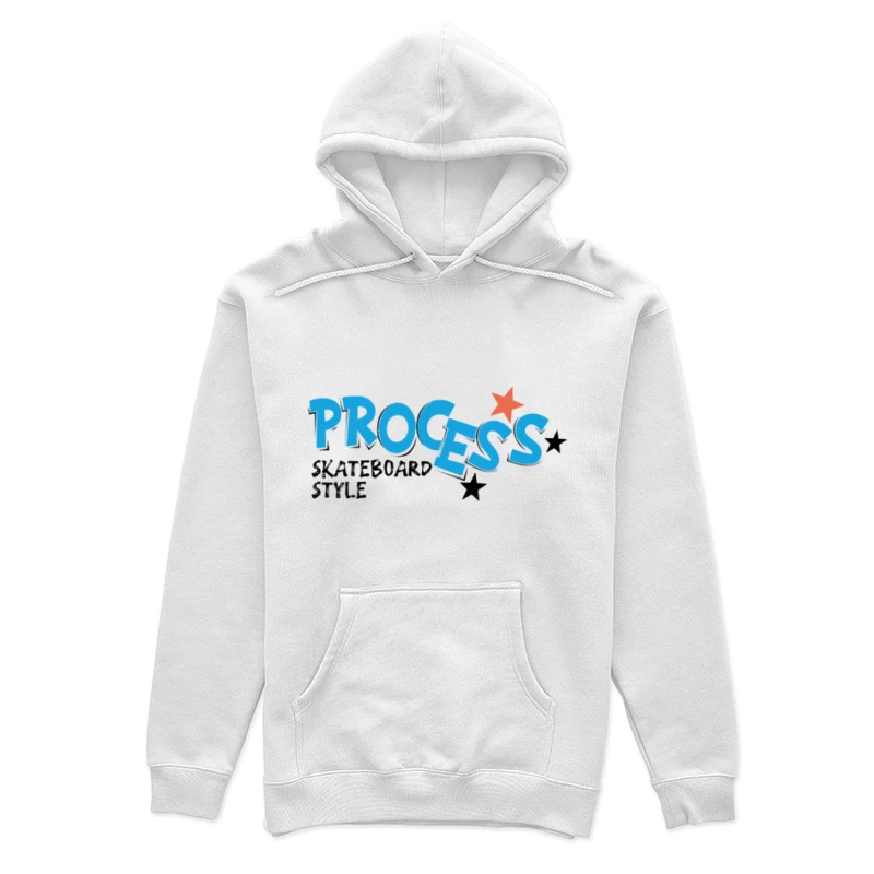 Process Skateboard Stil Design Damen Pullover Hoodie