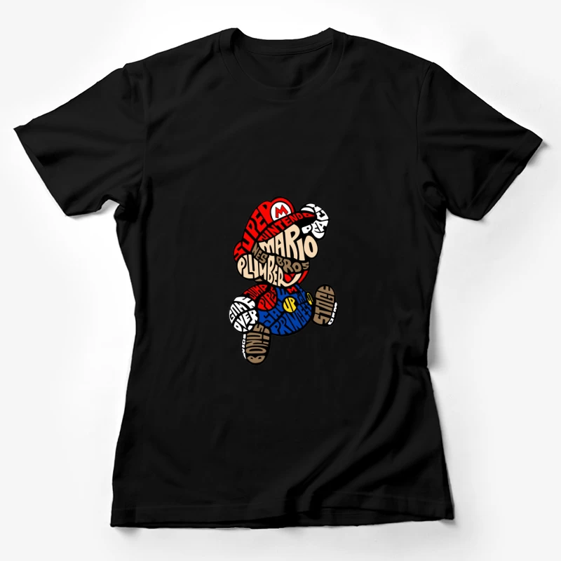 Typografie Mario Kunst Damen T-Shirt