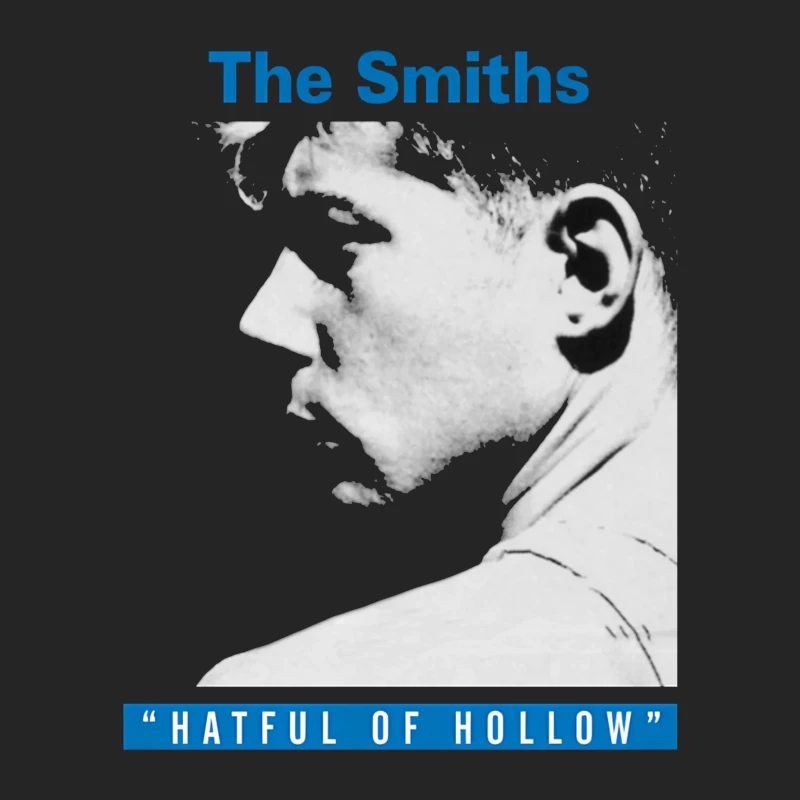 The Smiths 'Hatful of Hollow' Album Cover Art in Black and White Female Pullover Sweatshirt