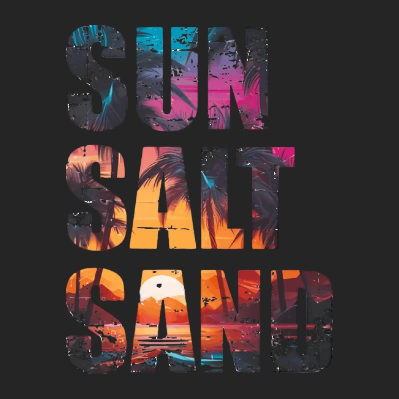 Strandstimmung: Sonne, Salz und Sand Herren Pullover Sweatshirt