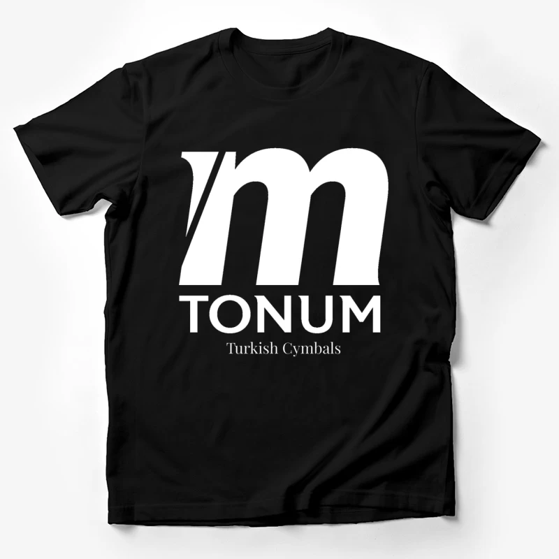 Tonum Turkish Cymbals Brand Logo in White Male T-Shirt