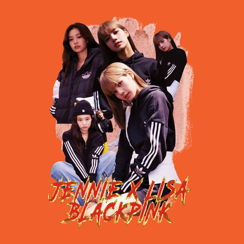 BLACKPINK: Jennie and Lisa Collaboration Female T-Shirt