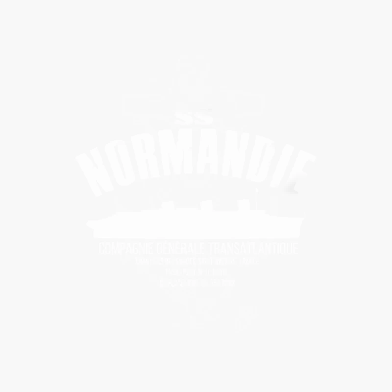 SS Normandie Cotton Tote Bag