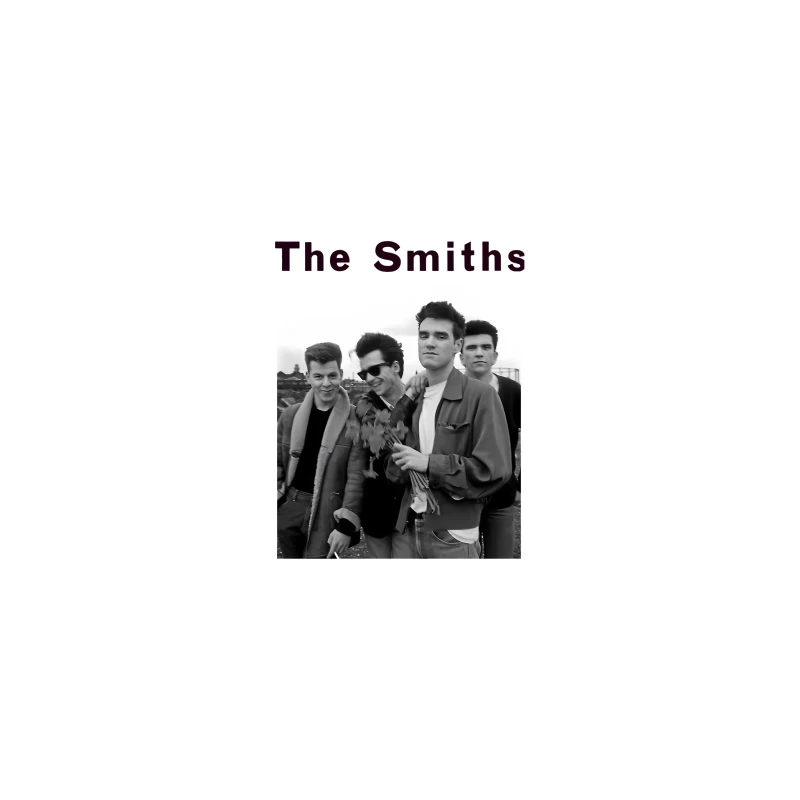 The Smiths: Iconic 1980s British Indie Rock Band Portrait Travel Mug