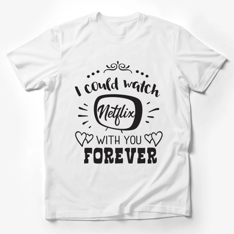 Citation romantique Netflix TV Homme T-Shirt