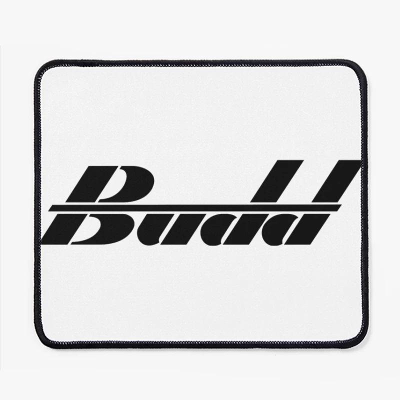 DHL Corporate Logo in Black and White Mouse Pad