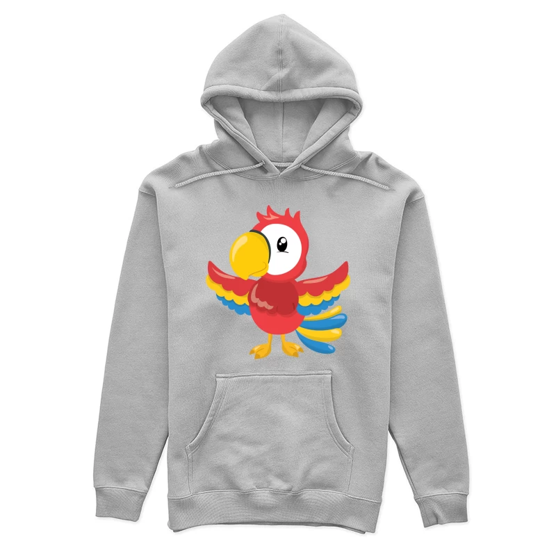 Perroquet coloré avec ailes ouvertes Femme Sweat à capuche