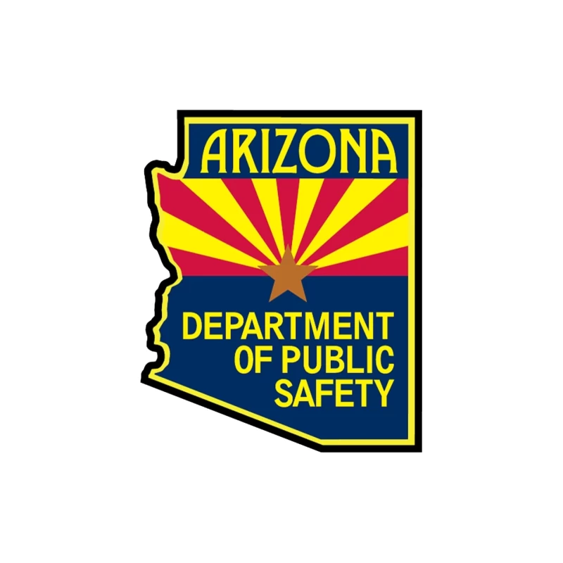 Arizona Department of Public Safety Official Logo Mouse Pad