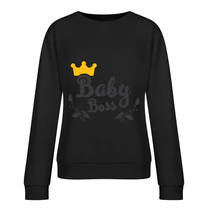 Couronne de Bébé Chef Femme Sweat-shirt à enfiler